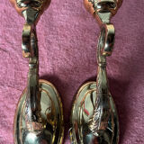 Paire d’appliques bronze  doré  anciennes