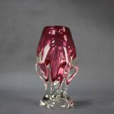 Bohemian Art Glass Vase by Josef Hospodka, Czechoslovakia, 1960s