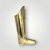 Antique Mécap gilded brass umbrella stand – 2.818 kg – Engraved number 21