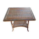 Rattan table