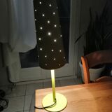 Desk lamp on floor