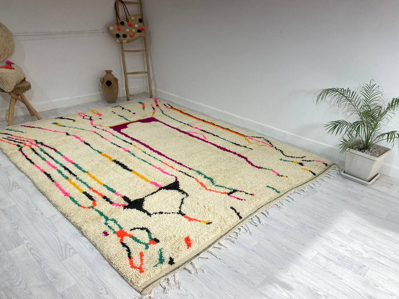 Tapis berbère en laine fait main300 x 230 cm