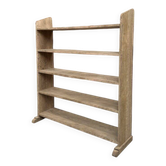 1950s oak shelf