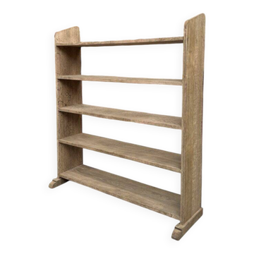 1950s oak shelf
