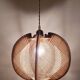 Scandinavian woven suspension lamp