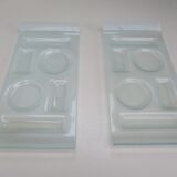 Plats de présentation en verre