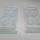 Glass presentation dishes