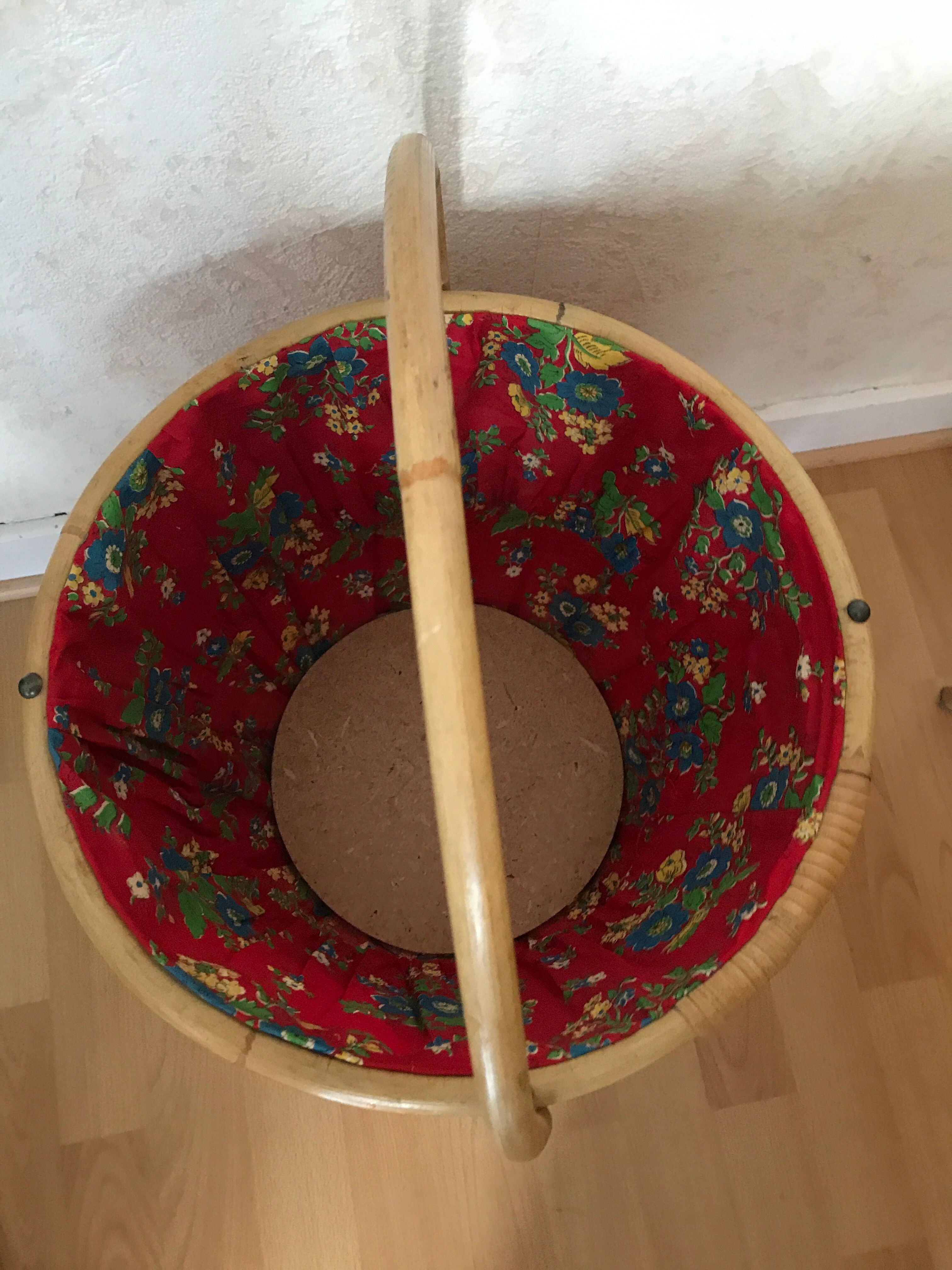 Panier à ouvrage rotin