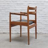 Rare armchair in oak by Jos De Mey for Van Den Berghe-Pauvers, 1960s
