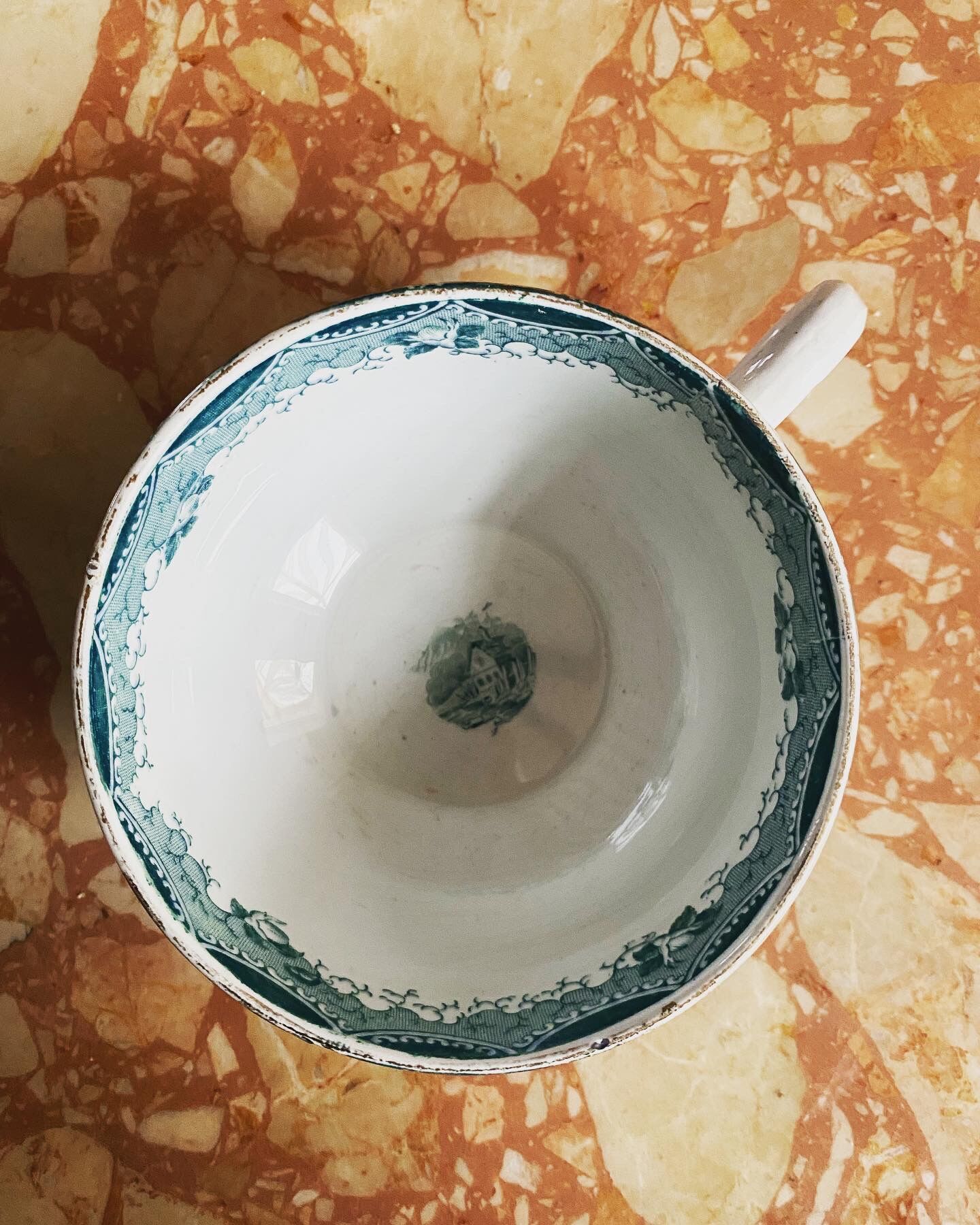 Vintage cup with handle