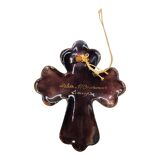 1990s Atelier P. Bonhomme Limoges Enamel Cross - Handcrafted