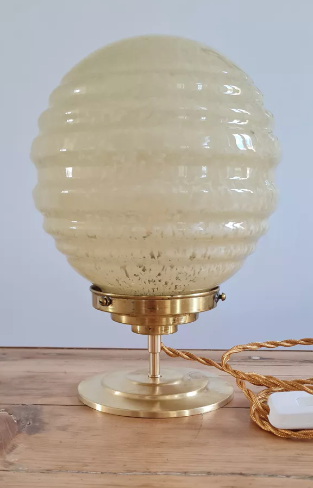 Clichy glass table lamp