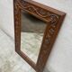 Deux miroir ancien 19eme bois chêne Napoléon sculpté