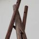 Double ladder for market gardening, fruit harvest, old wooden picking - 3m65