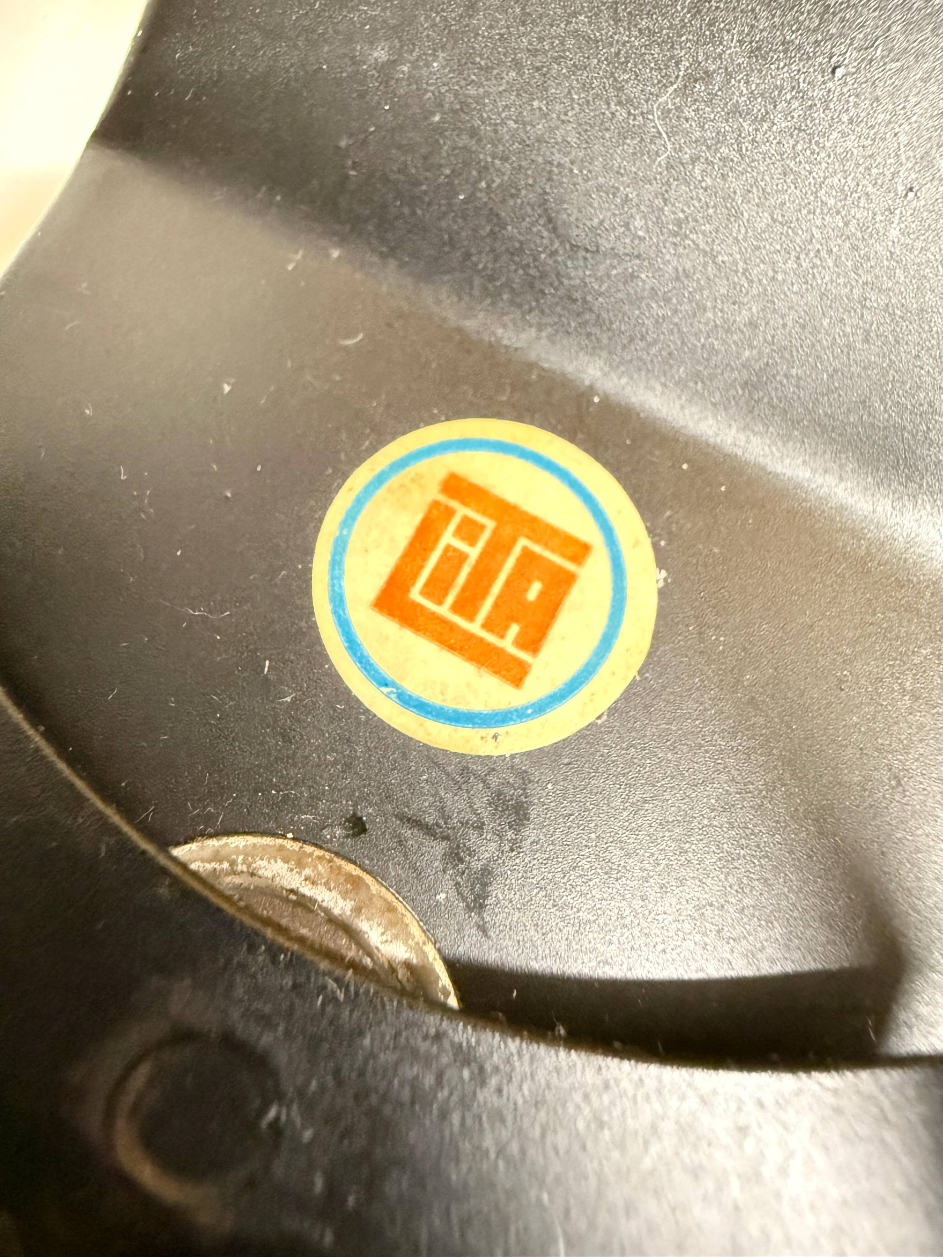 "LITA" Metal Wall Lamp Clamp Lamp with Gold Reflector Vintage 70's