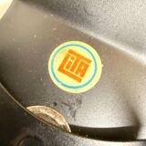 "LITA" Metal Wall Lamp Clamp Lamp with Gold Reflector Vintage 70's