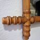 Antique French wall mirror in faux bamboo style – early 20th century