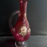 Broc – Verre émaillé coloré – F. T. Legras
