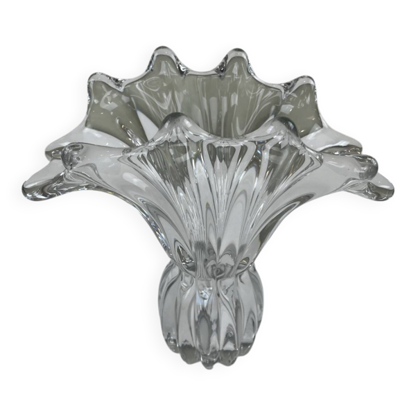 Coupe florale en verre d’art italien