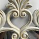 Miroir blanc en bois