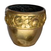 Cache-pot ancien en laiton
