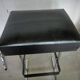 Lot de 4 tabourets de bar simili cuir noir vintage