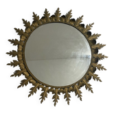 Grand Miroir Soleil des années 50 Italien