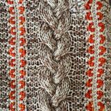 Vintage knitted blanket