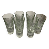 Vintage-Lot de 6 magnifiques verres-Bormioli Rocco