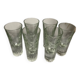 Vintage-Set of 6 magnificent glasses-Bormioli Rocco