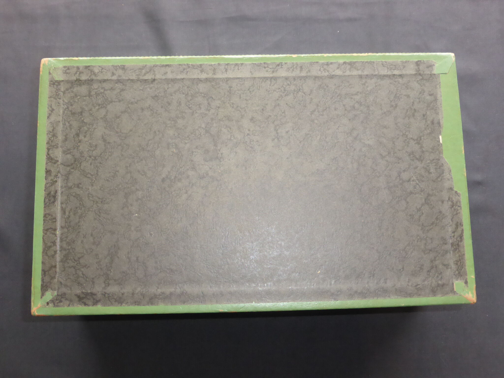 Vintage antique style box with interior mirror, barricini candies