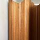 Paravent, claustra modulable en bois style Baumann, 1950