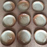 9 stoneware flat plates