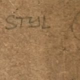 Mixed technical panel on isorel « modern styl (sylvie)