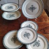 Earthenware service from Salins "Alhambra"