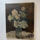 Huile sur toile bouquet de fleurs XXe siècle