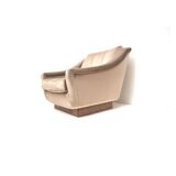 Vintage velvet armchair from the 70s