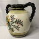Quimper henriot, pot-bellied vase with twisted handles 1959