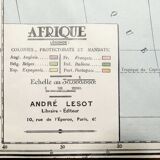 Old saussine geographical atlas in the form of a set of cubes around 1900