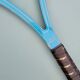 Vintage blue wooden racket