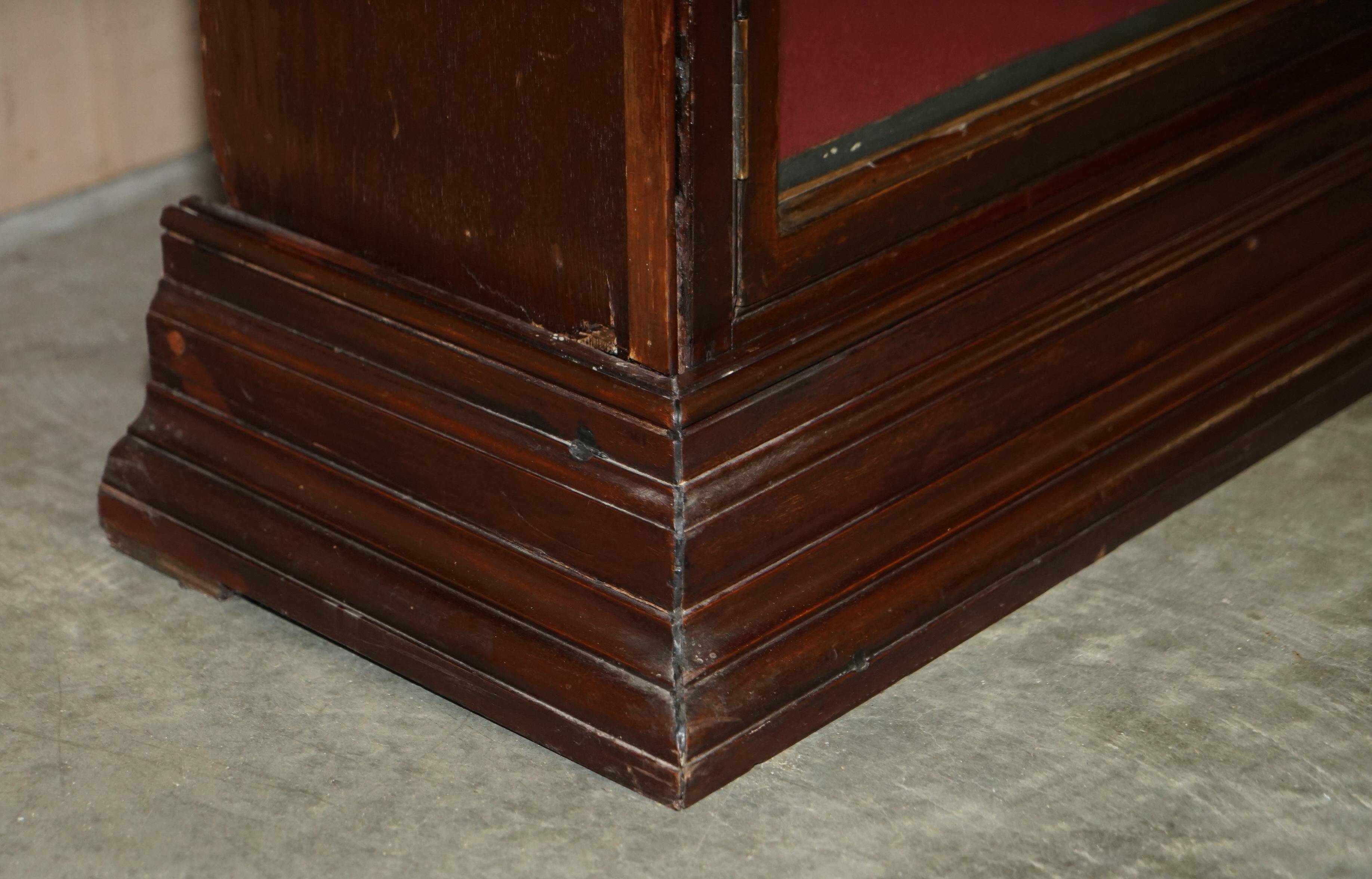 Large display cabinet in Victorian apothecary style.