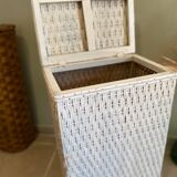 Woven rattan basket