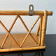 1970s rattan wall shelf