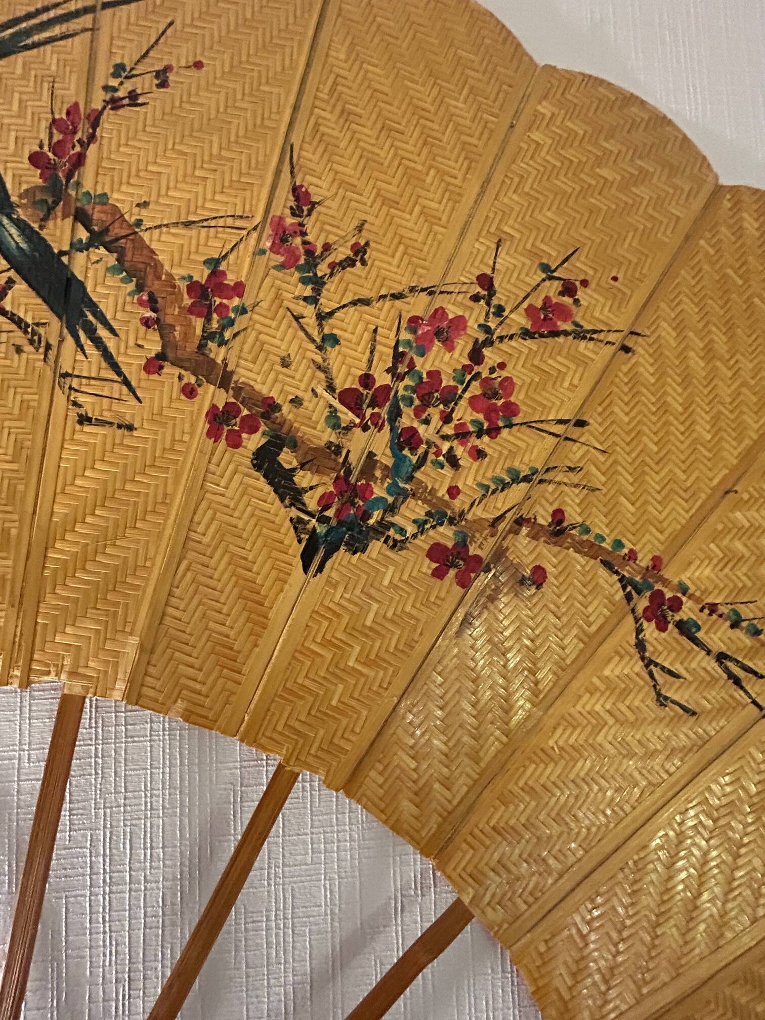 large decorative wall fan