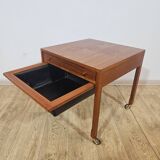 Sewing,Teak, Mid-Century Modern table, Denmark, 1950s/60s.