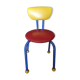 Colorful metallic children's chair - 1970s/1980s