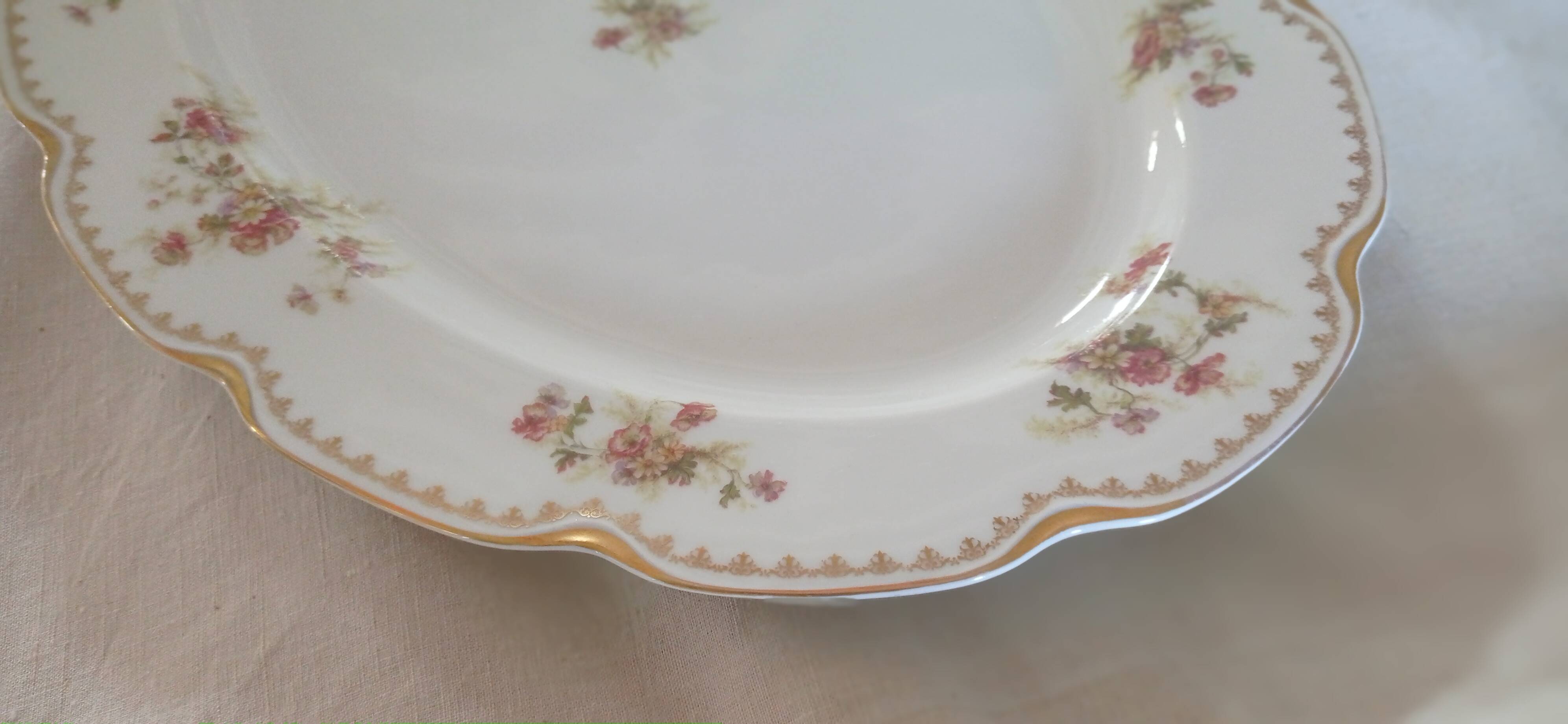 Services de vaisselle Haviland, porcelaine de Limoges