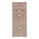 Vintage Turkish hallway rug 157x370 cm