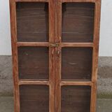Armoire vitrée ancienne en bois