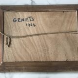 Old oil painting Genets 1964